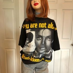 Micheal Jackson Memorial Oversized Tee